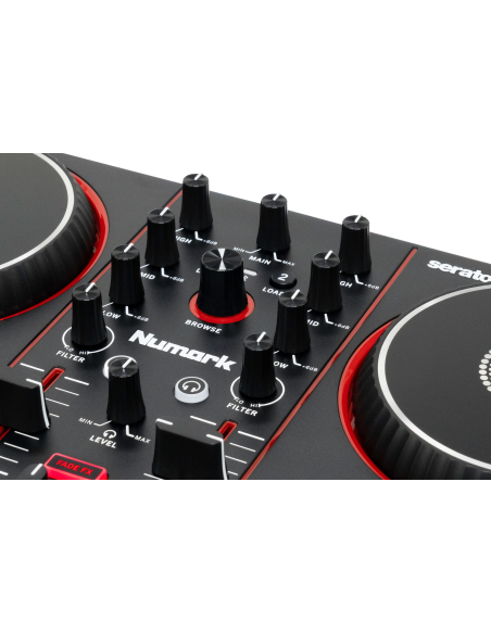 Numark Party Mix III – Contrôleur DJ USB 2 voies avec jeux de.