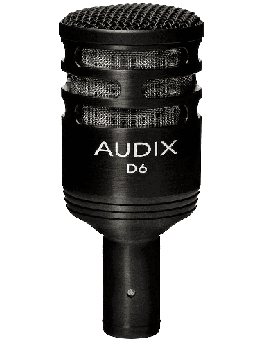 AUDIX D6 – Microphone instrument dynamique cardioïde pour grosses caisses