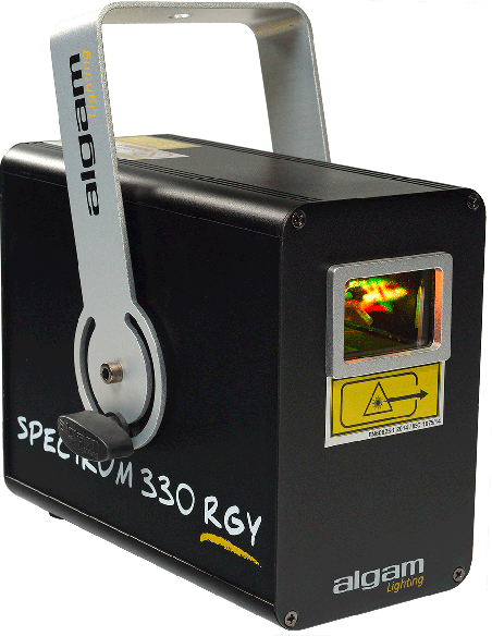 ALGAM LIGHTING SPECTRUM330RGY – Laser d'animation multicolore 330mW RGY