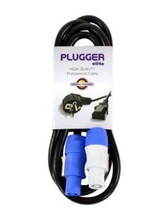 PLUGGER – câble d'alimentation powercon mâle - male 1.8m elite