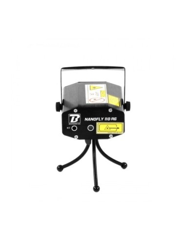 BOOMTONE DJ NANOFLY 110 RG – Laser multipoint et gobo