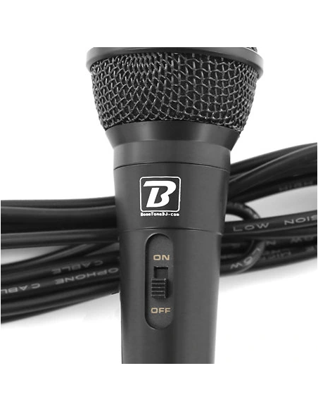 BoomTone DJ MIC10 – Microphone filaire avec câble 3 m