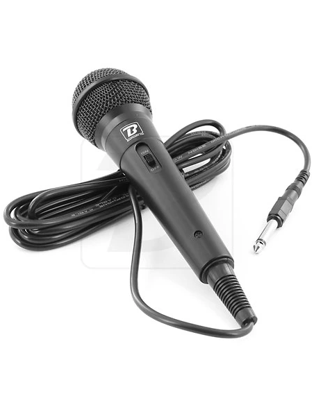 BoomTone DJ MIC10 – Microphone filaire avec câble 3 m