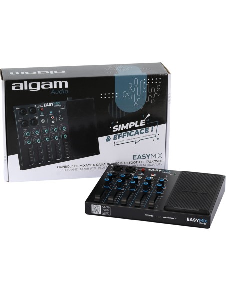 ALGAM AUDIO EASYMIX - Console 5 canaux Wireless Talkover