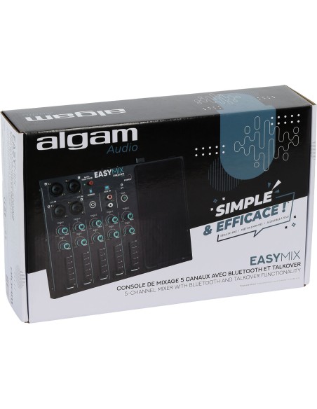 ALGAM AUDIO EASYMIX - Console 5 canaux Wireless Talkover