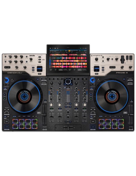 Denon DJ PRIME 4 G2 - Écran tactile HD 10,1 pouces et jog wheels 8 pouces