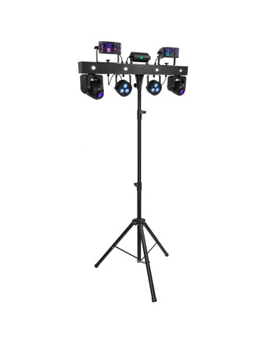 Mac Mah Moving-FX Bar - Double lyre Spot 30 W avec Derby et PAR LED
