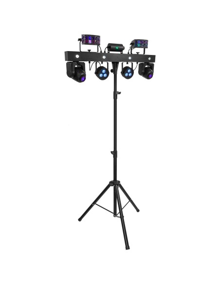 Mac Mah Moving-FX Bar - Double lyre Spot 30 W avec Derby et PAR LED
