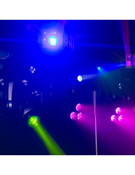 Mac Mah Moving-FX Bar - Système d’éclairage DJ complet avec pied et sacs