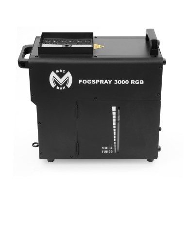 Mac Mah Fog Spray 3000 RGB - Machine à fumée pour DJ, scène et événementiel