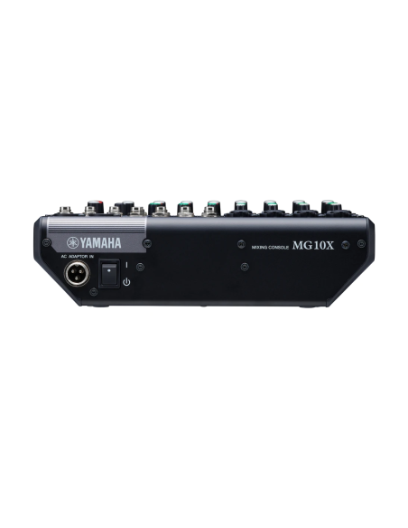 Yamaha MG10X - Vue des commandes et préamplis D-PRE