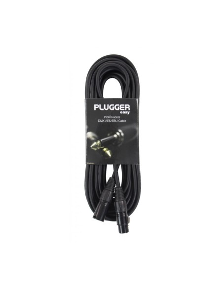 PLUGGER – Easy câble DMX XLR femelle 3B - XLR male 3B 15M