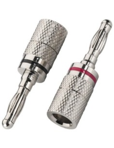 MONACOR BP-104 – Paire de fiches banane pour haut-parleurs