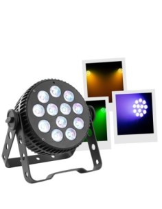MAC MAH SILENTPAR 12X10W 6IN1 – Par à LED 12x10w 6 en 1 RGBWA/UV