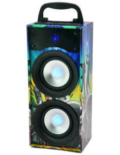 PARTY LIGHT & SOUND PARTY-DISCO2 – Mini colonne autonome 20W avec lecteur USB
