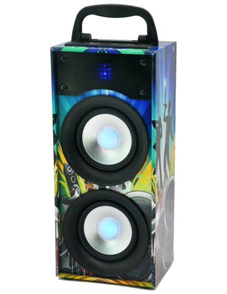 PARTY LIGHT & SOUND PARTY-DISCO2 – Mini colonne autonome 20W avec lecteur USB