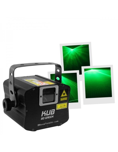 BOOMTONE DJ KUB 80 GREEN – Laser d'animation vert