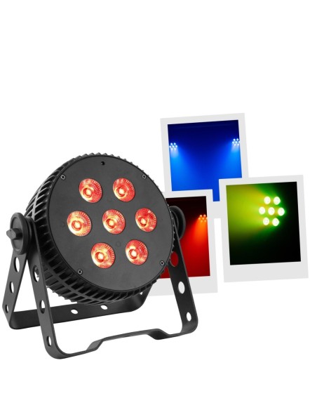 MAC MAH SILENTPAR 7X10W 4IN1 – Par à LED 7x10w 4 en 1 RGBW