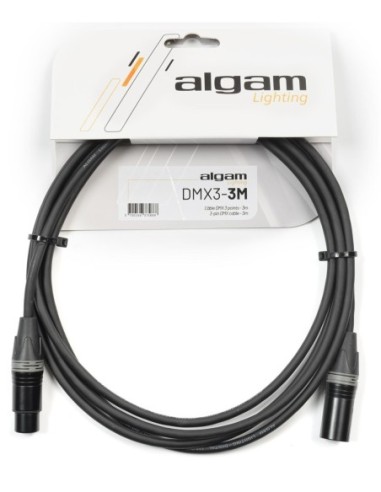 ALGAM LIGHTING DMX3-5M – Câble DMX 3 points 5 m impédance 110Ω