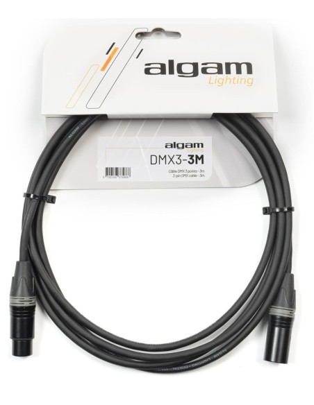 ALGAM LIGHTING DMX3-5M – Câble DMX 3 points 5 m impédance 110Ω