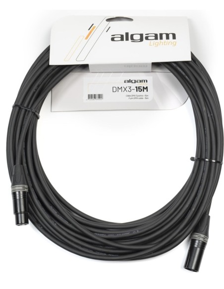 ALGAM LIGHTING DMX3-15M – Câble DMX 3 points 15 m impédance 110Ω