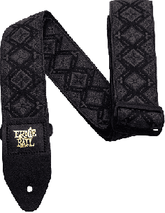 ERNIE BALL AEB 4093 – Courroie Sangle jacquard Regal Black pour guitares et basses