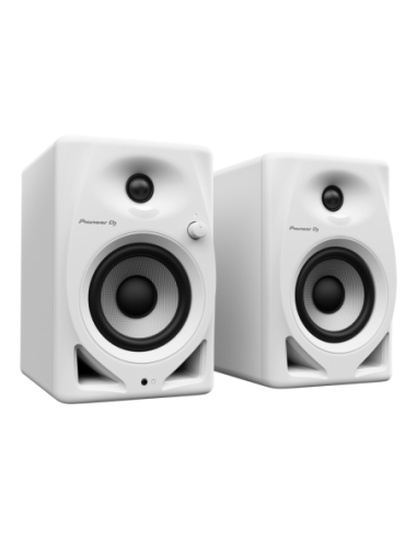 PIONEER DJ DM-40D-W – Paire d'enceintes de monitoring actives version blanche