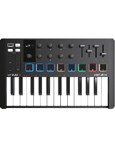 ARTURIA MINILAB MK3 BK – Clavier maître USB 25 touches noir