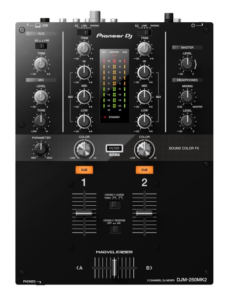 PIONEER DJ DJM-250MK2 – Table de mixage 2 voies