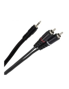 PLUGGER – Câble Y mini jack mâle stéréo - RCA mâle 0.60m Easy