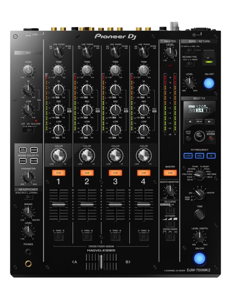 PIONEER DJ DJM-750MK2 – Table de mixage 4 voies avec un ADN club