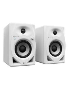 PIONEER DJ DM-40D-BT-W – Enceinte de monitoring Bluetooth (la paire) version blanche