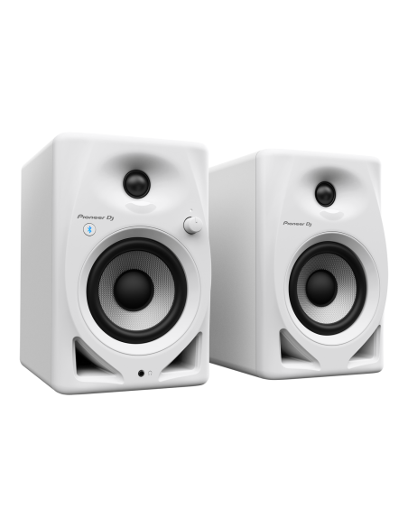 PIONEER DJ DM-40D-BT-W – Enceinte de monitoring Bluetooth (la paire) version blanche