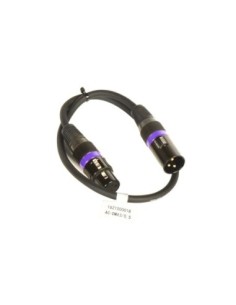 ACCU-CABLE AC3PDMX05 – Câble DMX mâle / femelle 0.5M