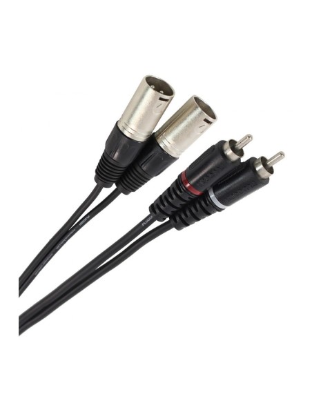 PLUGGER – Câble bretelle xlr mâle 3b - rca mâle 0.60m easy