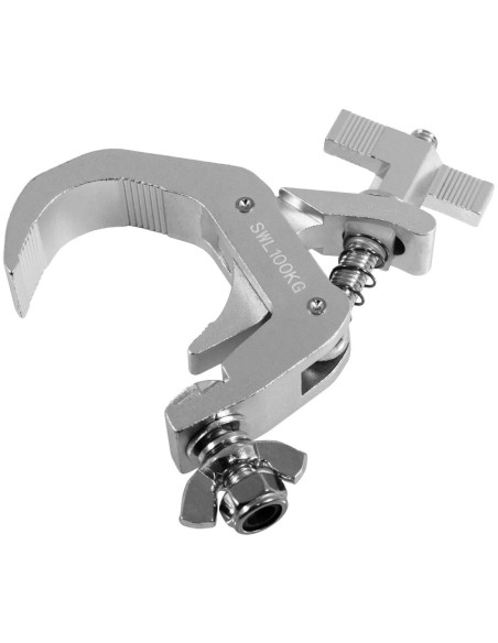 PLUGGER 50CL100SIL – Crochet Clamp silver Ø40–58 mm (100 kg)