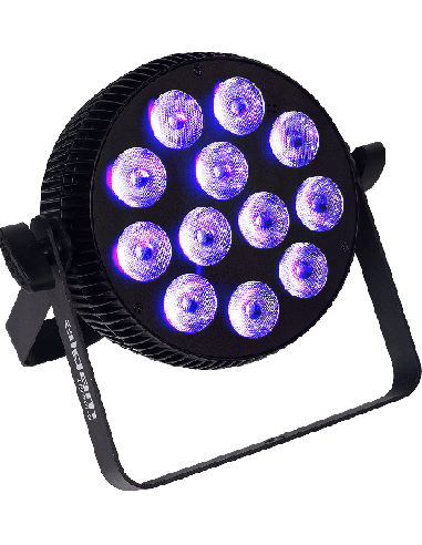 ALGAM LIGHTING SLIMPAR-1210-HEX – Projecteur à LED 12 x 10W RGBWAU