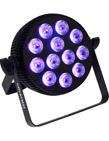 ALGAM LIGHTING SLIMPAR-1210-HEX – Projecteur à LED 12 x 10W RGBWAU