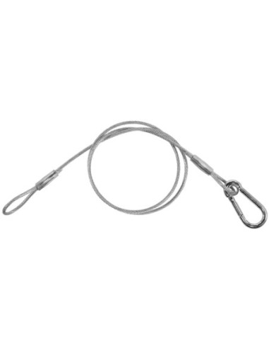 PLUGGER SR3X75SIL – Élingue de sécurité 75 cm (20 kg) finition silver