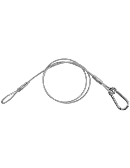 PLUGGER SR3X75SIL – Élingue de sécurité 75 cm (20 kg) finition silver