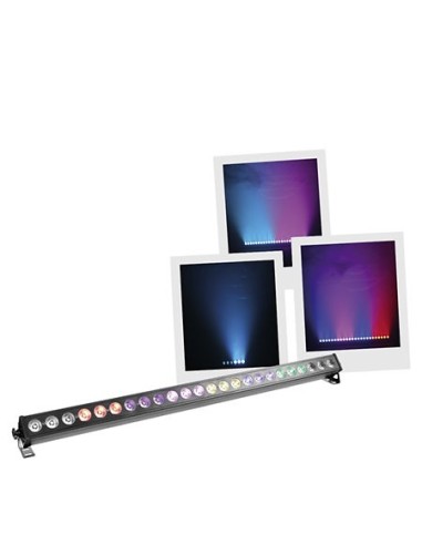 BOOMTONE DJ COLORBAR 9X3W RGB – Barre LED RGB compacte 9 LED 3W avec DMX et télécommande