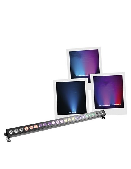 BOOMTONE DJ COLORBAR 9X3W RGB – Barre LED RGB compacte 9 LED 3W avec DMX et télécommande