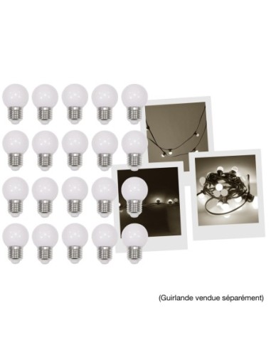 MAC MAH LAMP-20WW – Pack de 20 ampoules led blanc chaud pour SL20-10M IP