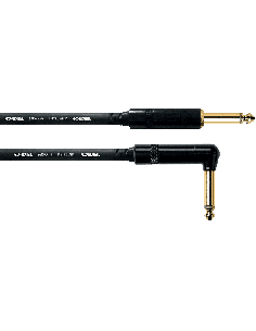 CORDIAL CCI 3PR – Jack droit mono 6.3mm / Jack coudé mono 6.3mm