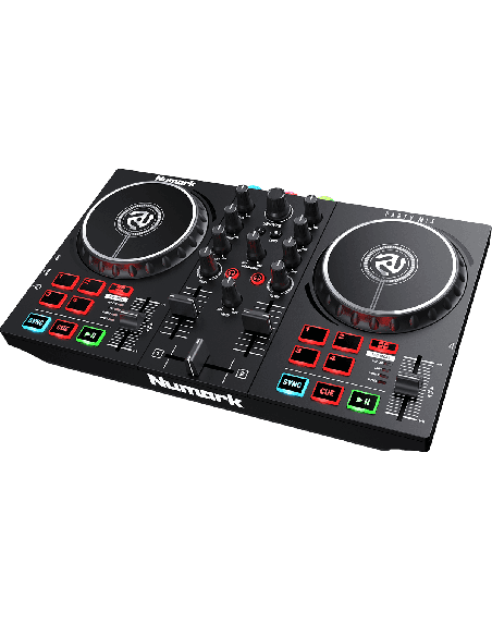 NUMARK PARTY MIX II – Contrôleur DJ USB 2 voies avec jeux de lumières intégrés