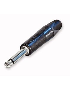 NEUTRIK NP2X-BAG – Fiche Jack 6.35 mm mono droite noire