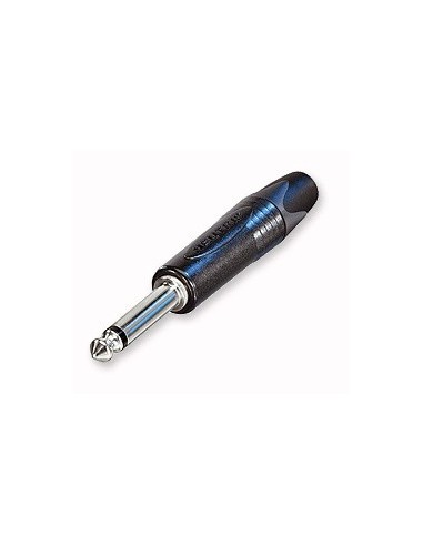 NEUTRIK NP2X-BAG – Fiche Jack 6.35 mm mono droite noire