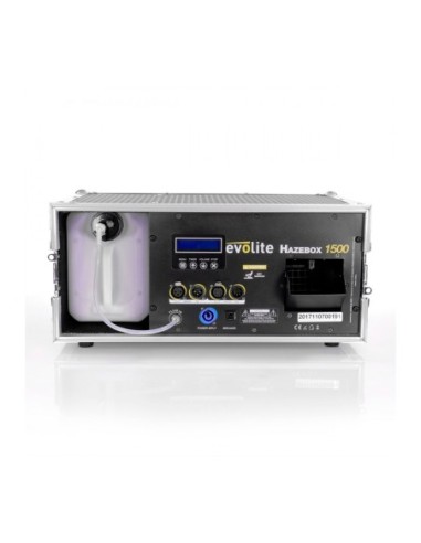 EVOLITE HAZEBOX 1500 – Machine à brouillard professionnelle 1500W en Flightcase