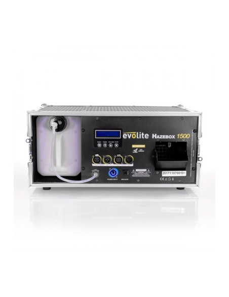EVOLITE HAZEBOX 1500 – Machine à brouillard professionnelle 1500W en Flightcase