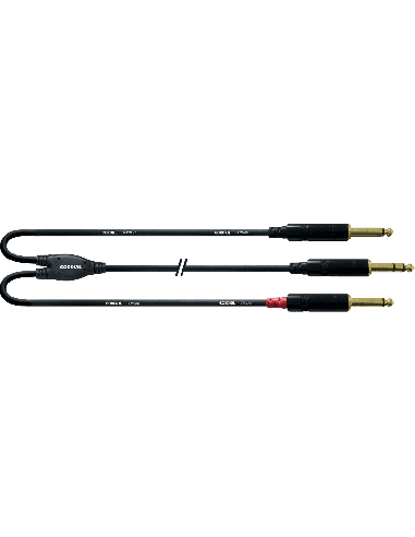 CORDIAL CFY6VPP – Câble stéréo - Jack mâle/2 Jacks mono mâles 6m